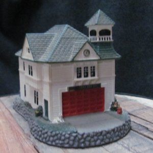 Rockwell's Hometown Collection "The Firehouse" Sculpture